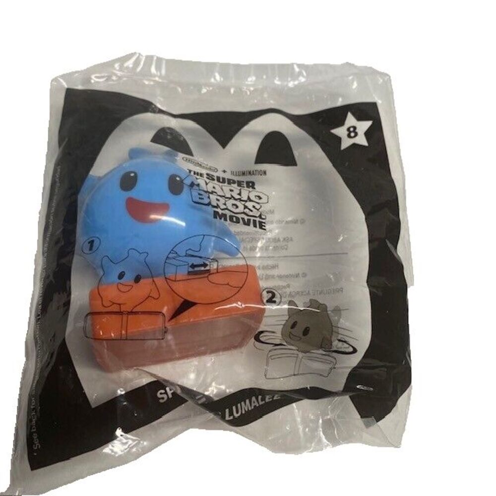 2022 Super Mario Bros. #8 Spinning Lumalee Happy Meal Toy New In Package